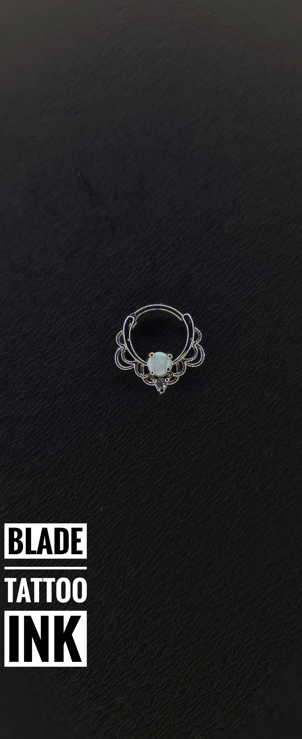 Septum opal silver(1 unidad