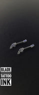 Pistol Nipples silver (1unidad
