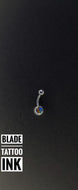 Ombligo 2 diamantes tornasol (1 unidad