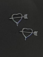 Nipples corazon flecha silver(1unidad
