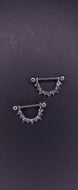Nipple spike diamante(2unidad